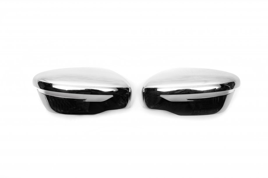 Nissan Qashqai 2014-2021 Chrome Mirror Covers (2 pcs, plastic) Photo 4