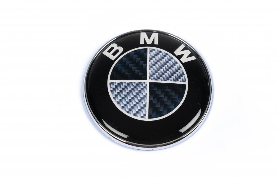 BMW X5 E53 1999-2006 рр. Карбон емблема, Туреччина d83.5 мм, штирі Фото 2