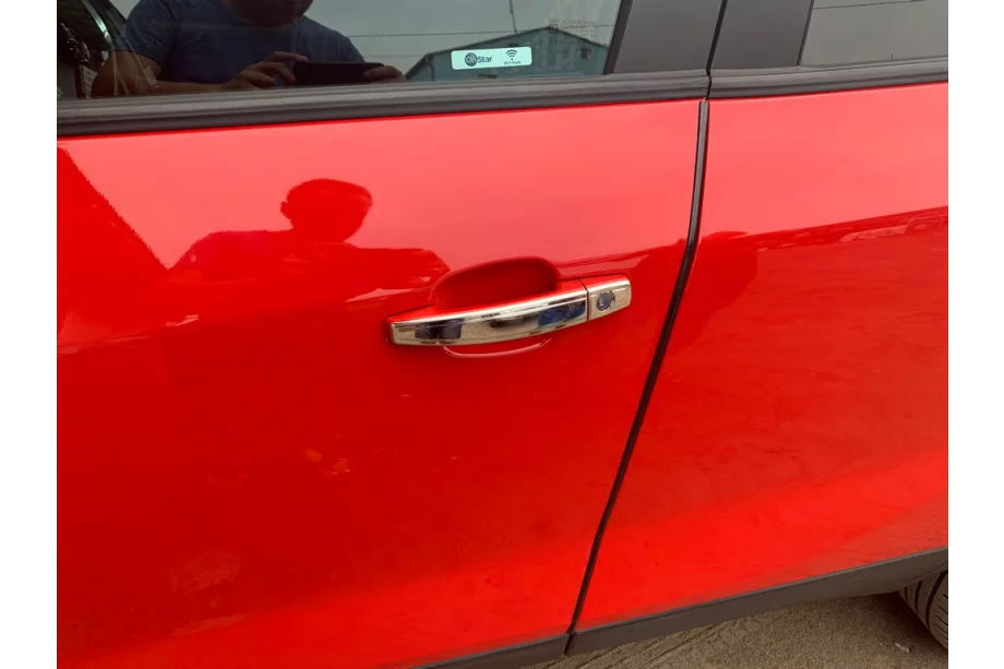 Opel Astra J 2009–2015 Ozke kromirane prevleke kljuk (4 kosi, nerjaveče jeklo, Omsa) Fotografija 3