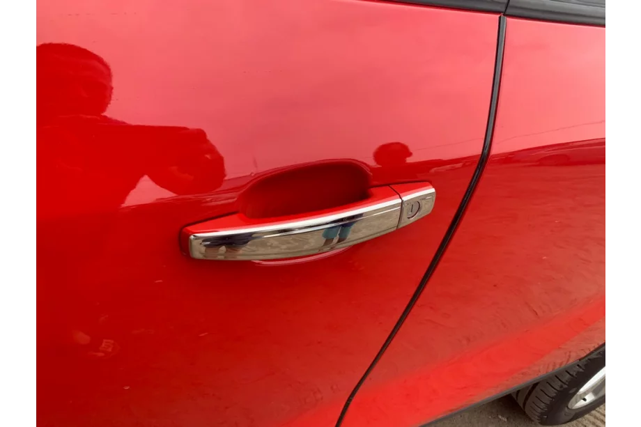 Opel Astra J 2009–2015 Ozke kromirane prevleke kljuk (4 kosi, nerjaveče jeklo, Omsa) Fotografija 4