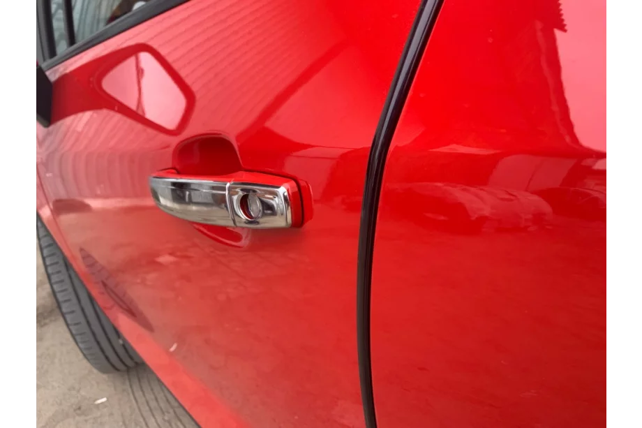 Opel Astra J 2009–2015 Ozke kromirane prevleke kljuk (4 kosi, nerjaveče jeklo, Omsa) Fotografija 7