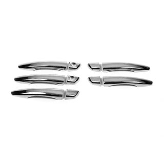 Peugeot Expert 2017+ Накладки на ручки (нерж)