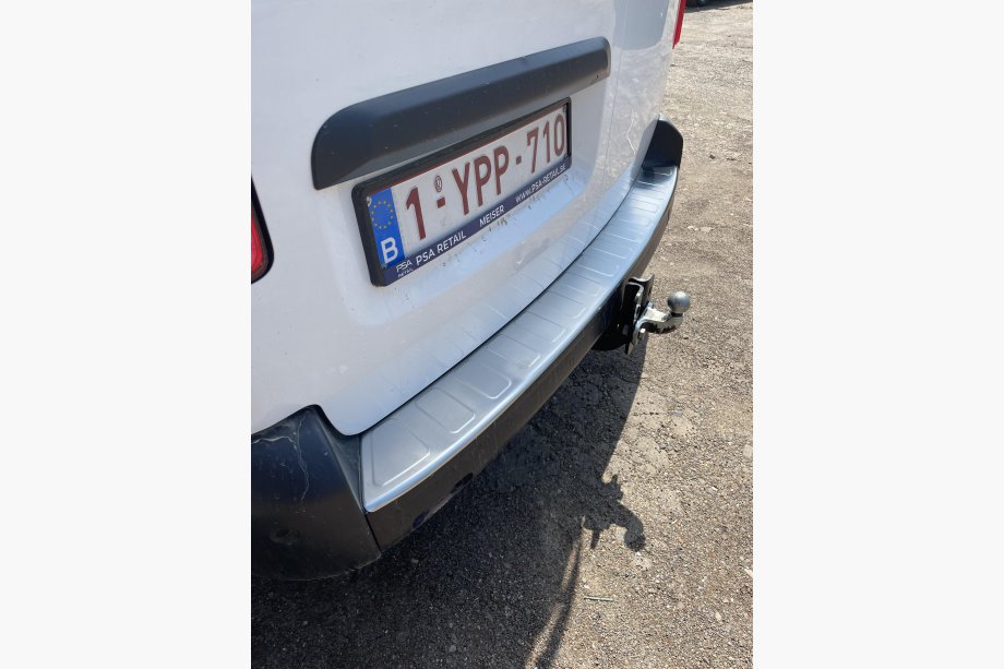 Opel Vivaro 2019- гг. Накладка на задний бампер OmsaLine Нержавейка Фото 11