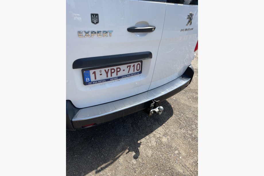 Opel Vivaro 2019- гг. Накладка на задний бампер OmsaLine Нержавейка Фото 12