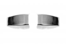 Накладки на петли задних дверей (2 шт, нержавейка) фото 2 Накладки на петли задних дверей (2 шт, нержавейка) фото 2