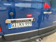 Накладка из нержавейки над номером фото 10