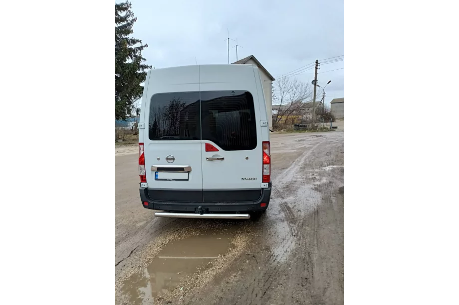 Renault Master 2011–2023 RVS sierstrip boven kentekenplaat Foto 7