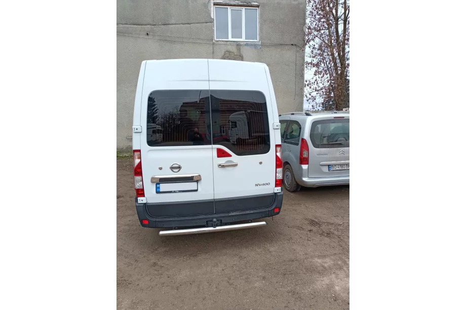 Renault Master 2011–2023 RVS sierstrip boven kentekenplaat Foto 8
