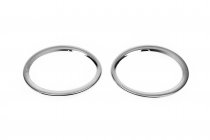 Накладки на противотуманные фары (2 шт., нержавейка) фото 3