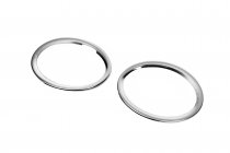 Накладки на противотуманные фары (2 шт., нержавейка) фото 4