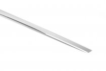 Skoda Fabia 2000-2007 рр. Задня планка (нерж) фото 3