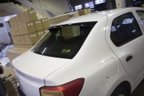Renault Megane II 2004-2009 гг. Бленда на заднее стекло Sedan (ABS) фото 5