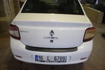 Накладка на задний бампер EuroCap (ABS) фото 2 Накладка на задний бампер EuroCap (ABS) фото 2