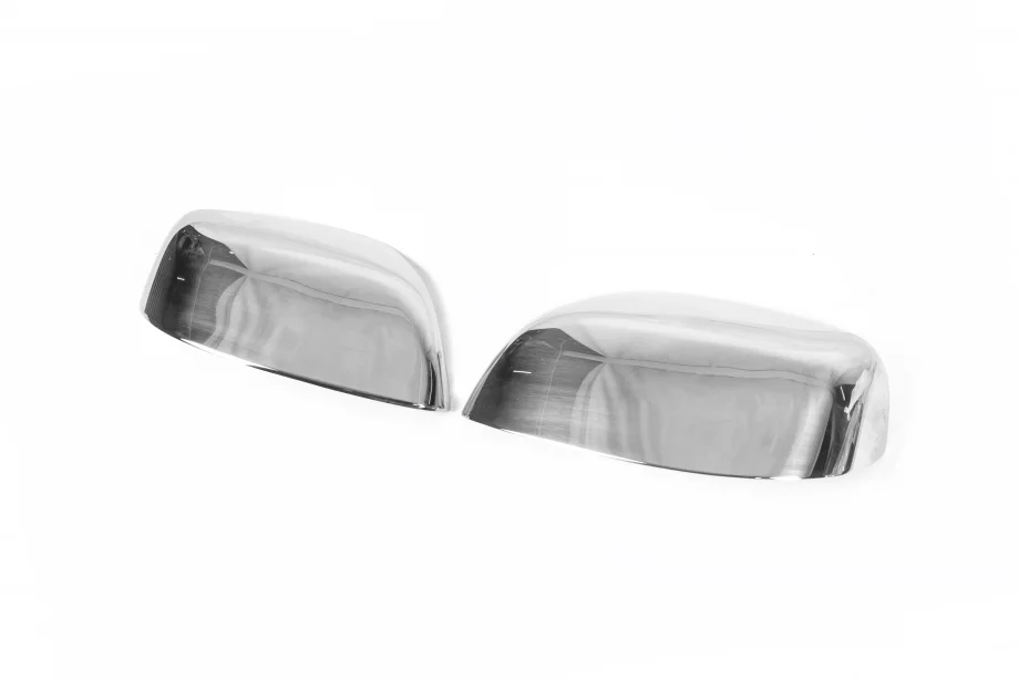 Toyota Land Cruiser 200 2007-2021 гг. Накладки на зеркала 2012↗ (2 шт., Нержавейка) Carmos - Турецкая сталь Фото 5