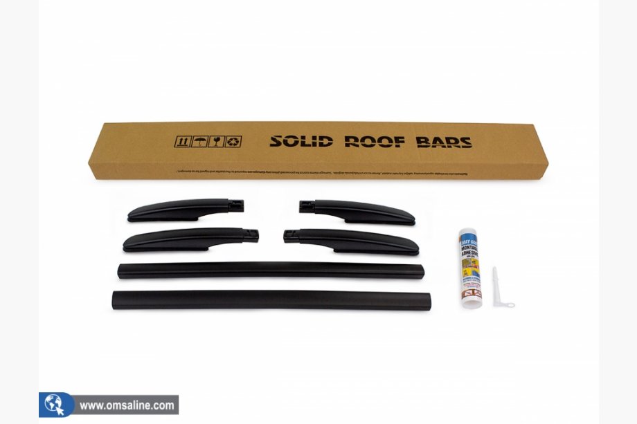 Рейлинги OmsaLine Solid (2 шт, черные) Image