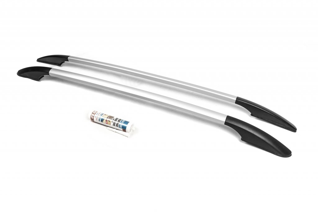 Рейлінги OmsaLine Solid (2 шт, сірі) для Ford Ranger 2011-2022 рр - фото 2