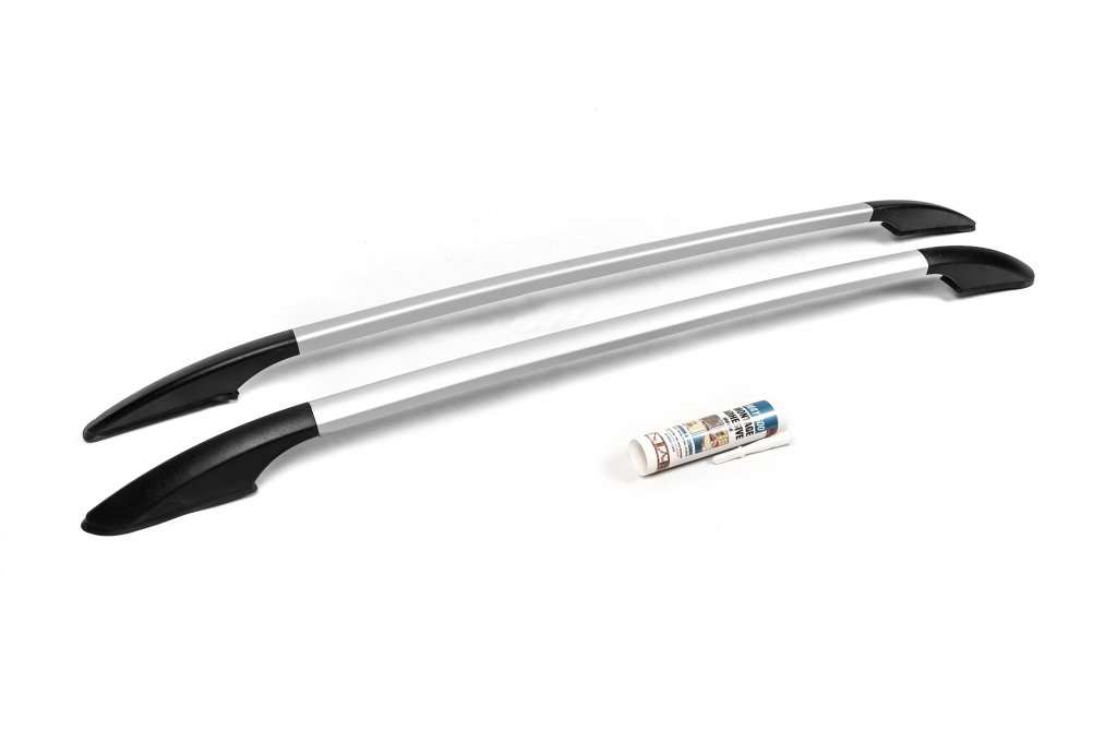 Рейлінги OmsaLine Solid (2 шт, сірі) для Ford Ranger 2011-2022 рр - фото 3
