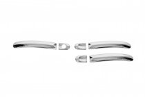 Хромированные накладки на торцы дверных ручек (нержавеющая сталь) фото 5