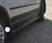 Накладки на боковые пороги EuroCap (стандартная база, черные) фото 5