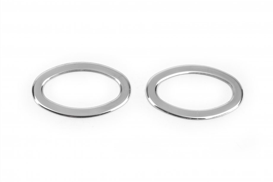 Opel Zafira Life 2019- гг. Окантовка поворотника OmsaLine (2 шт., нержавейка) Image