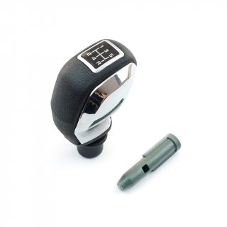 Ручка КПП 96738471VV (чорна+хром)