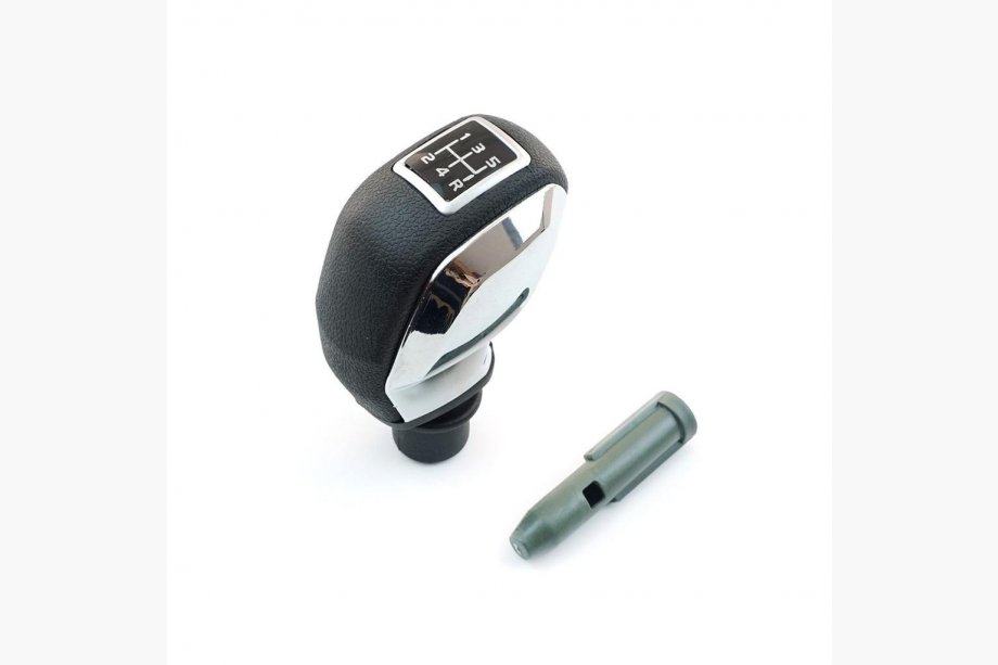 Peugeot 3008 2008-2016 рр. Ручка КПП 96738471VV (чорна+хром) Image