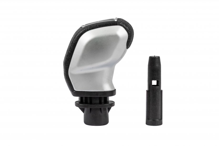 Peugeot 107 2005-2014 гг. Ручка КПП 96738471VV (черная + серая) Image