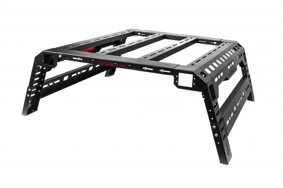 Toyota Hilux 1997-2005 рр. Роллбар Dakar Чорний Bed Rack Фото 4