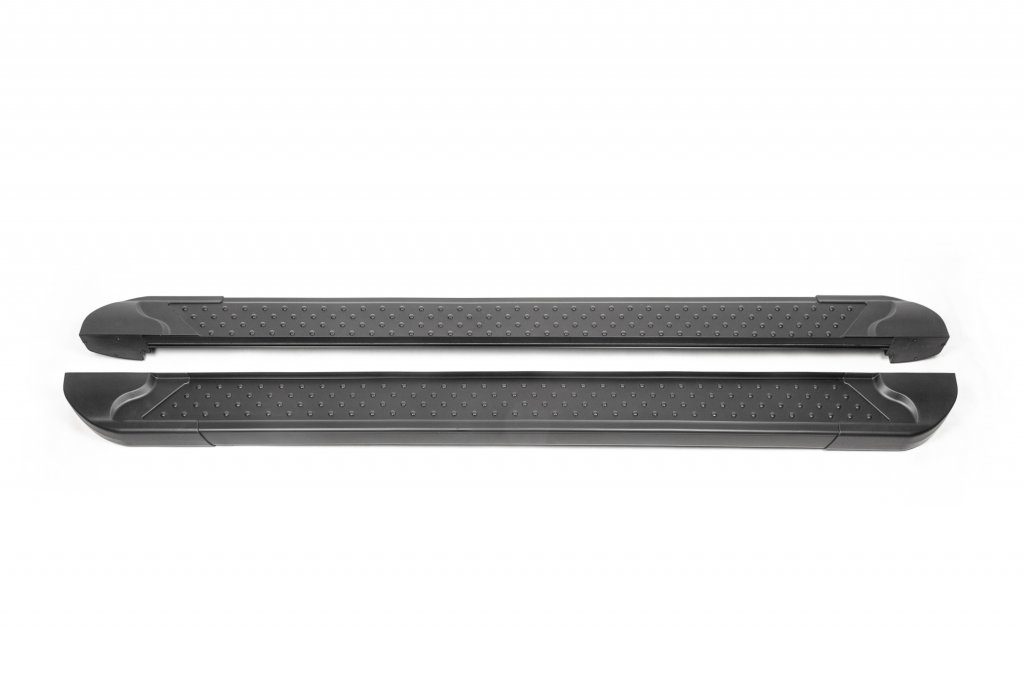 Бокові пороги Allmond Black (2 шт., Алюміній) Коротка база