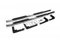 Mitsubishi L200 2015-2024 рр. Бічні труби B124501 76мм (2 шт., нерж) фото 3