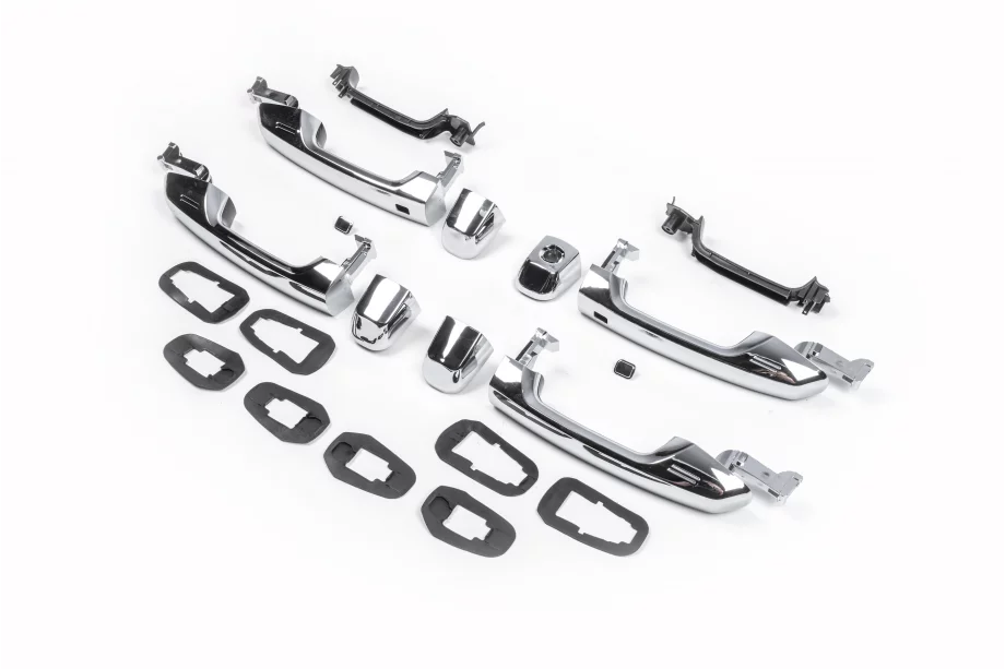 Toyota Land Cruiser 200 2007–2021 Durvju rokturi 2008-2015 komplekts, dizains NEW (4 gab.) Foto 2