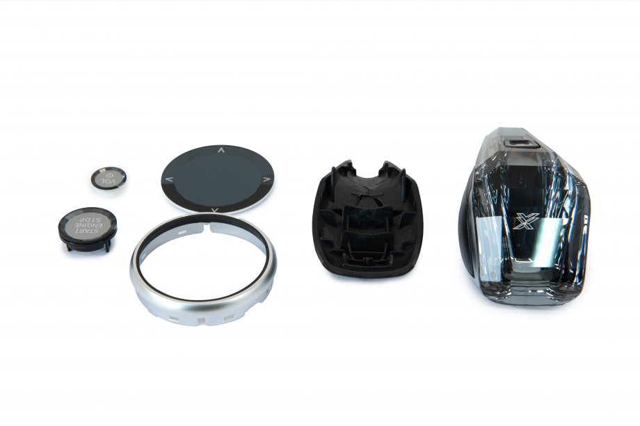BMW X7 G07 2019- Kit d’éléments en cristal pour intérieur (sélecteur de boîte auto + boutons) Photo 7