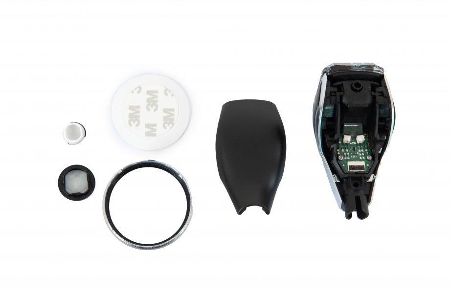 BMW X7 G07 2019- Kit d’éléments en cristal pour intérieur (sélecteur de boîte auto + boutons) Photo 9