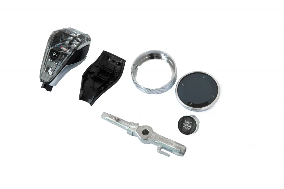 BMW 3-serien F30/F31 2012–2019 Set med kristalinslag för interiören (automatväxelväljare + knappar) Foto 7
