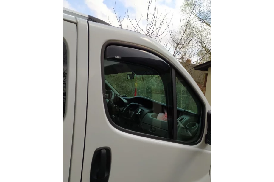 Renault Trafic 2001–2015 Déflecteurs de vitre à encastrer (2 pcs, HIC) Photo 9