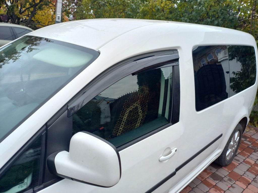 Вітровики (2 шт., Sunplex Sport) для Volkswagen Caddy 2015-2020 рр - фото 10