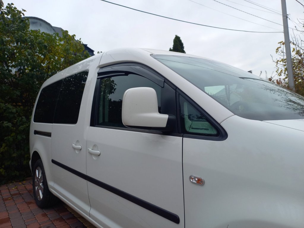 Вітровики (2 шт., Sunplex Sport) для Volkswagen Caddy 2015-2020 рр - фото 12