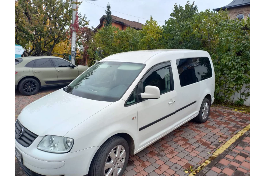 Volkswagen Caddy 2004-2010 гг. Ветровики на окна (2 шт., Sunplex Sport) Фото 11