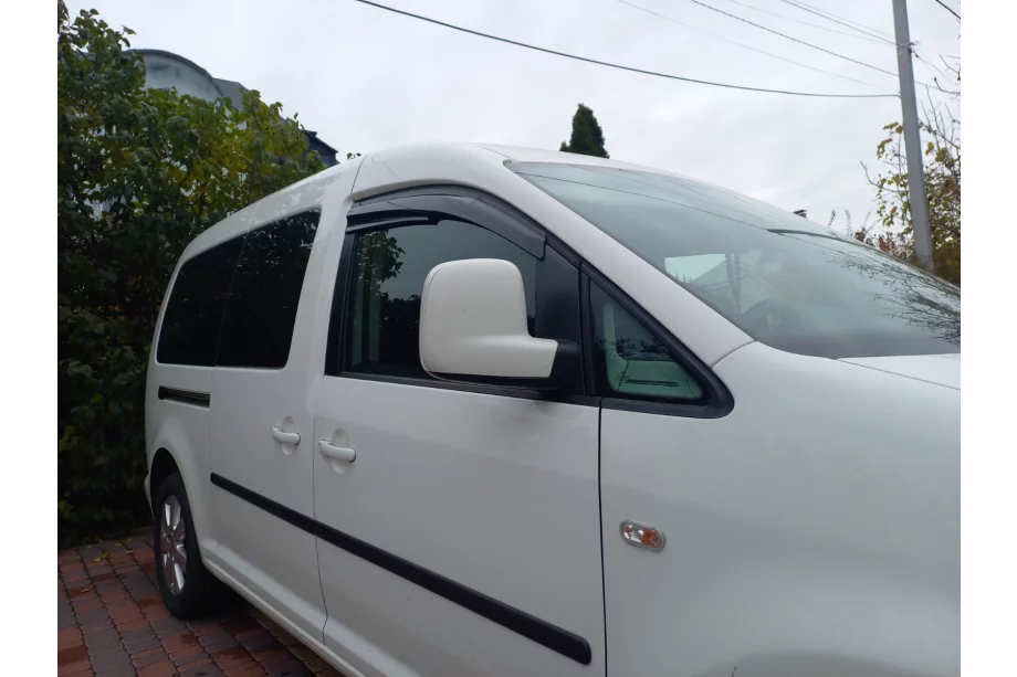 Volkswagen Caddy 2004-2010 гг. Ветровики на окна (2 шт., Sunplex Sport) Фото 12