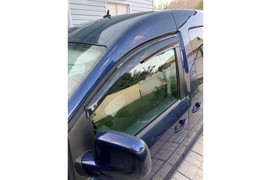 Volkswagen Caddy 2004-2010 гг. Ветровики на окна (2 шт., Sunplex Sport) Фото 4