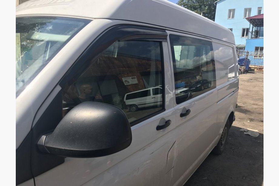 Volkswagen T5 Multivan 2003-2010 рр. Вітровики (2 шт., Sunplex Sport) Фото 6