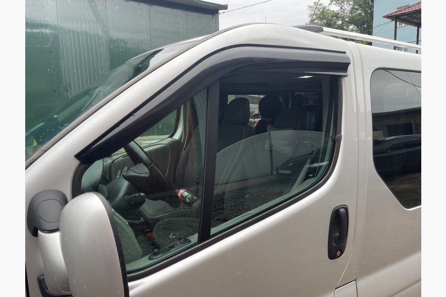 Nissan Primastar 2002-2014 рр. Вітровики (2 шт., Sunplex Sport) Image