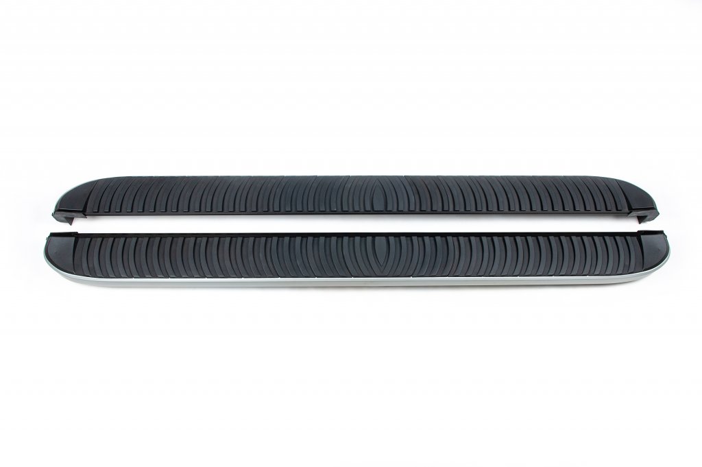 Бокові пороги Tayga Grey (2 шт., Алюміній)