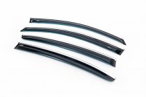 Ветровики с хромированным молдингом SD (4 шт, EU, HIC) фото 4