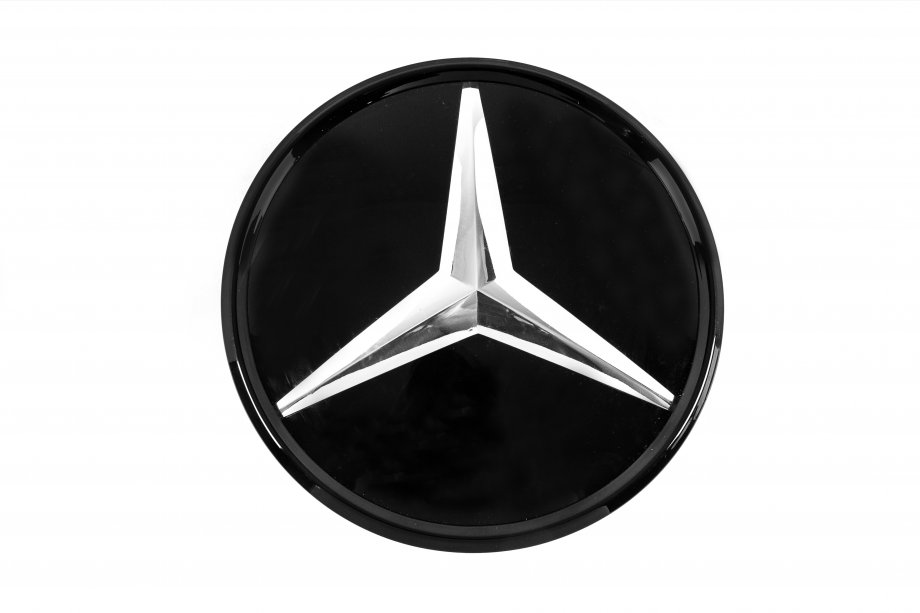Mercedes GLE coupe C292 2015-2019рр. Передня емблема під склом, чорна окантовка a0008880111 Image