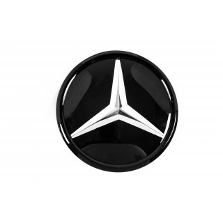 Mercedes E-сlass W213 2016 - рр. Передняя эмблема под стеклом, черная окантовка a0008881000