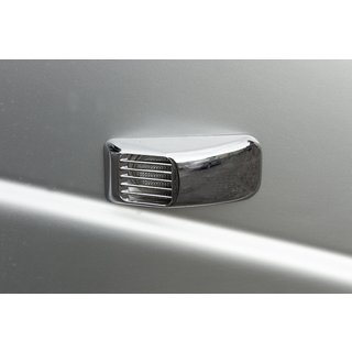 Peugeot 307 Решетка на повторитель `Прямоугольник` (2 шт, ABS) фото 3