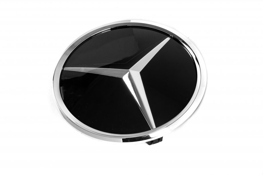 Mercedes B-Klasse W245 2005–2011 Voorembleem onder glas, chroomrand A2048806406 Foto 2