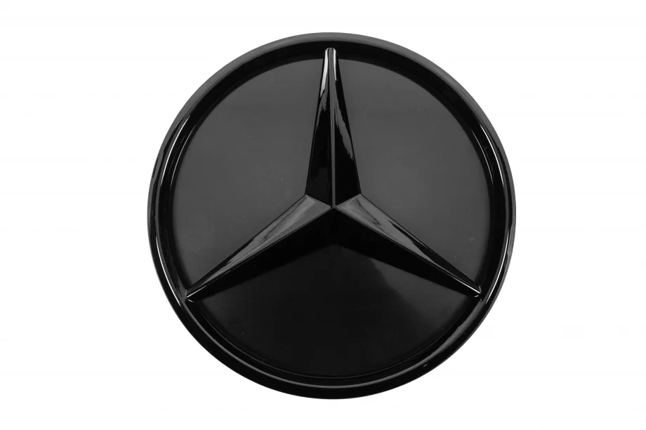Mercedes GLE/ML class W166 2011-2018 Przedni emblemat z gwiazdą 3D, czarna ramka A2058806406 (do ML) Zdjęcia 1