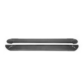 Боковые пороги Allmond Black (2 шт., алюминий) 